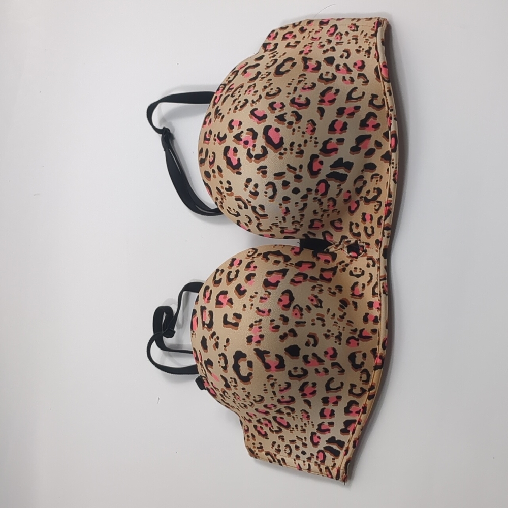 Victoria's Secret Push-up Bra 36B  Leopard Print